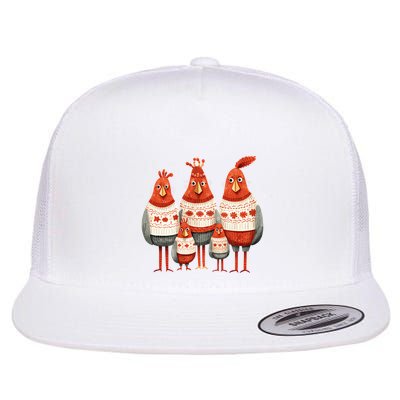 Christmas Bird Family Matching Outfit Flatbill Hat