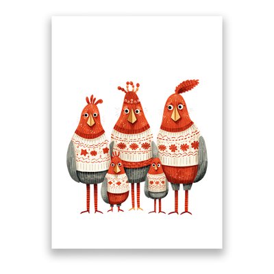 Christmas Bird Family Matching Outfit Poster