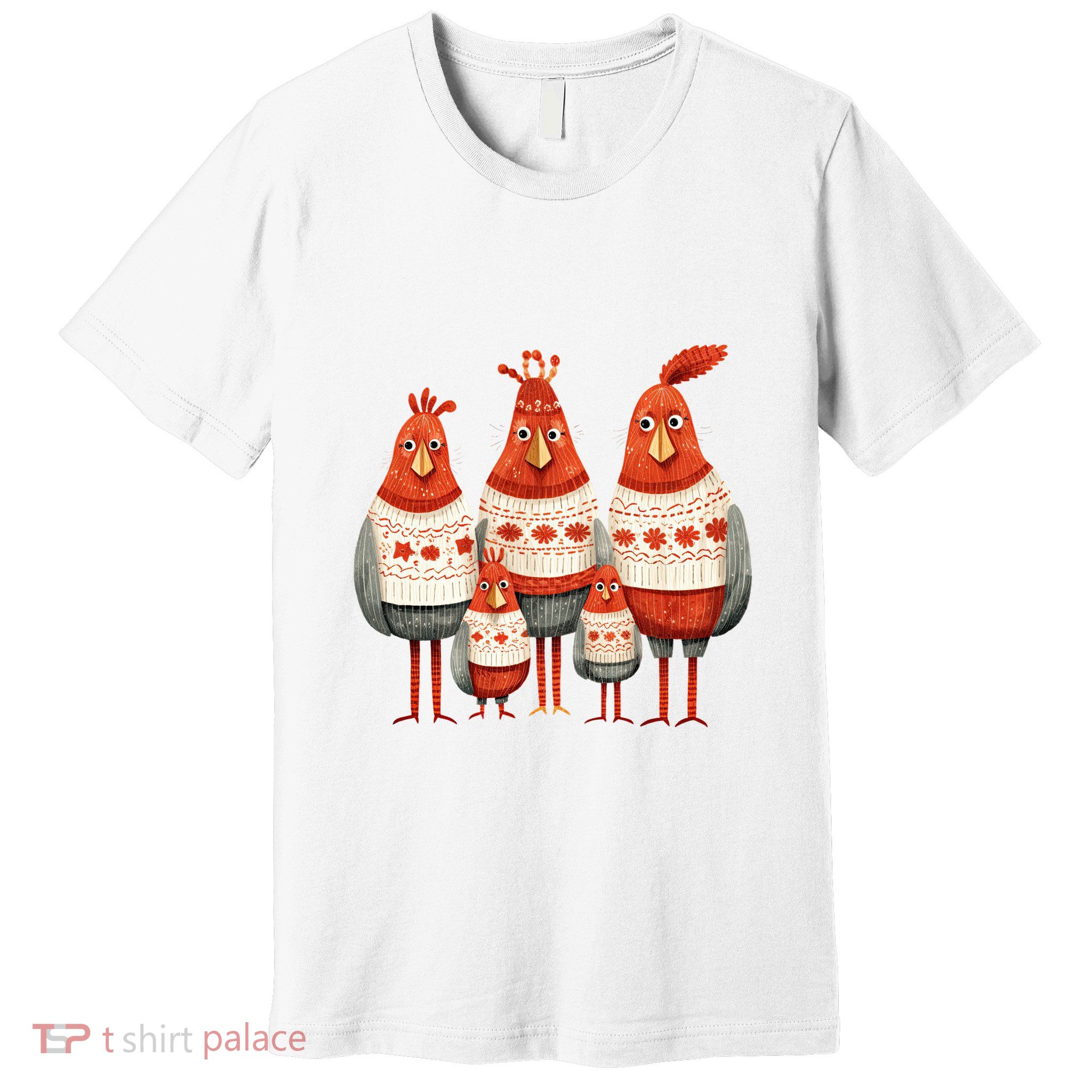 Christmas Bird Family Matching Outfit Premium T-Shirt