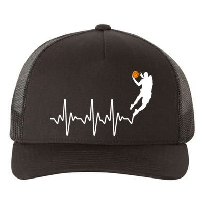 Cute Basketball For Men Women Player Coach Basketball Lovers Yupoong Adult 5-Panel Trucker Hat