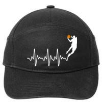 Cute Basketball For Men Women Player Coach Basketball Lovers 7-Panel Snapback Hat