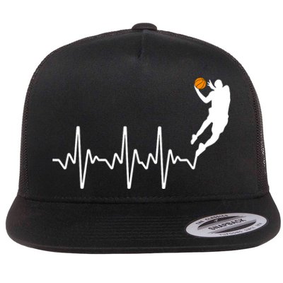 Cute Basketball For Men Women Player Coach Basketball Lovers Flat Bill Trucker Hat