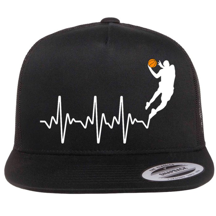 Cute Basketball For Men Women Player Coach Basketball Lovers Flat Bill Trucker Hat