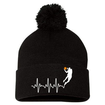 Cute Basketball For Men Women Player Coach Basketball Lovers Pom Pom 12in Knit Beanie