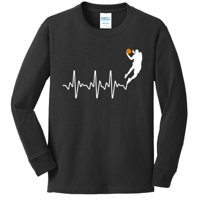 Cute Basketball For Men Women Player Coach Basketball Lovers Kids Long Sleeve Shirt