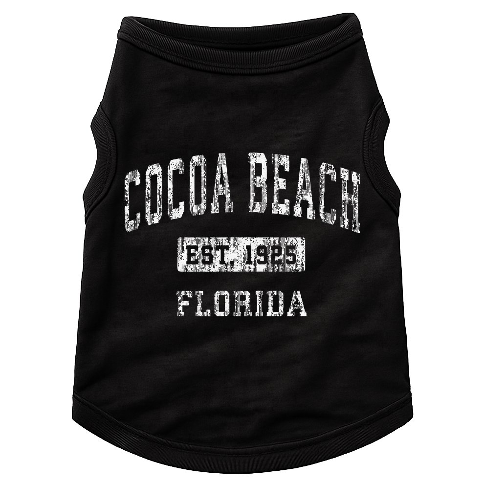 Cocoa Beach Florida Fl Vintage Established Doggie Tank