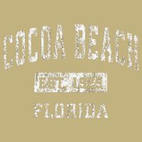 Cocoa Beach Florida Fl Vintage Established Button