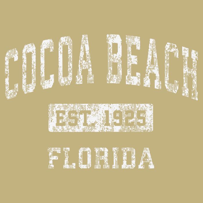 Cocoa Beach Florida Fl Vintage Established Button