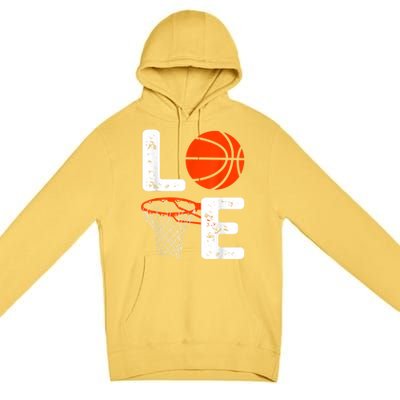 Cool Basketball For Men Women Love Coach Player Team Sports Premium Pullover Hoodie