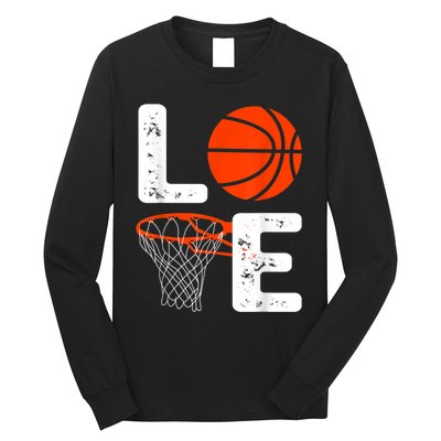 Cool Basketball For Men Women Love Coach Player Team Sports Long Sleeve Shirt