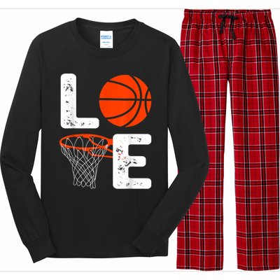 Cool Basketball For Men Women Love Coach Player Team Sports Long Sleeve Pajama Set