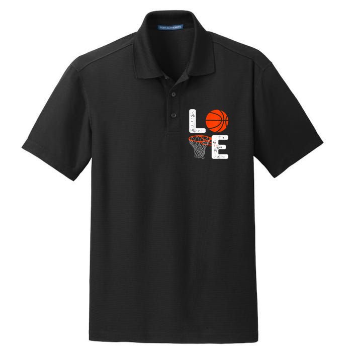 Cool Basketball For Men Women Love Coach Player Team Sports Dry Zone Grid Polo