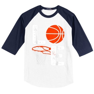 Cool Basketball For Men Women Love Coach Player Team Sports Baseball Sleeve Shirt