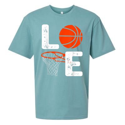 Cool Basketball For Men Women Love Coach Player Team Sports Sueded Cloud Jersey T-Shirt