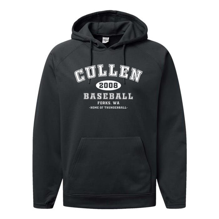 Cullen Baseball Forks Washington Home Of Thunderball Performance Fleece Hoodie