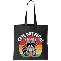 Cute But Feral Funny Colorful Racoon With Sunglasses Racoon Bag