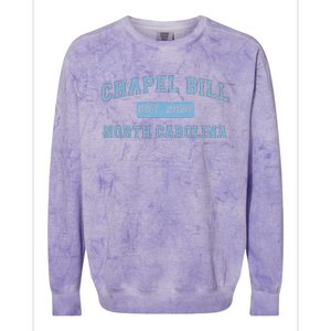 Chapel Bill Funny Sports Design North Carolina Colorblast Crewneck Sweatshirt