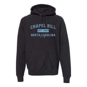 Chapel Bill Funny Sports Design North Carolina Premium Hoodie