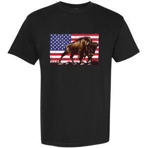 Cute Bison For Men Women Kids Buffalo Bison Lovers Garment-Dyed Heavyweight T-Shirt