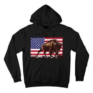 Cute Bison For Men Women Kids Buffalo Bison Lovers Hoodie