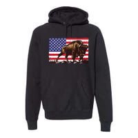 Cute Bison For Men Women Kids Buffalo Bison Lovers Premium Hoodie