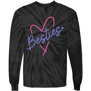 Cute Best Friend Matching Bestie Bff Sister Cousin Tie-Dye Long Sleeve Shirt