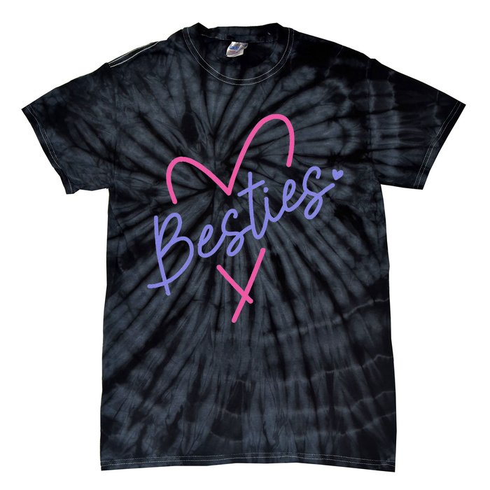 Cute Best Friend Matching Bestie Bff Sister Cousin Tie-Dye T-Shirt