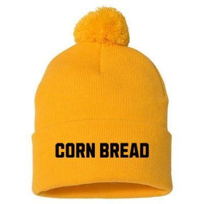 Corn Bread Funny Costume Halloween Pom Pom 12in Knit Beanie