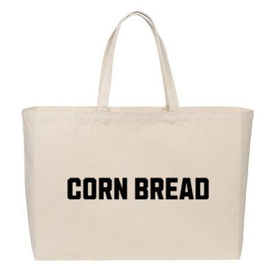 Corn Bread Funny Costume Halloween Cotton Canvas Jumbo Tote