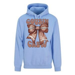 Coquette Bow Football Pumpkin Squad Thanksgiving Cousin Crew Gift Unisex Surf Hoodie