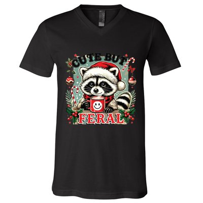 Cute But Feral V-Neck T-Shirt
