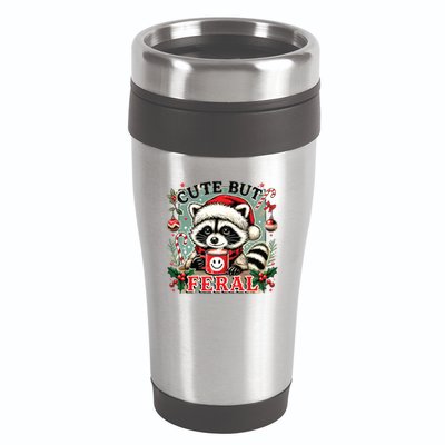 Cute But Feral 16oz Travel Tumbler