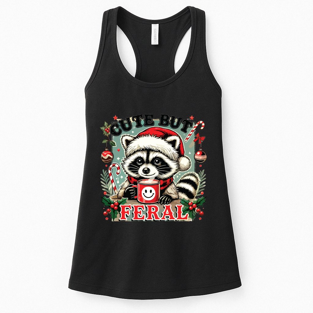 Cute But Feral Womens Tank Top