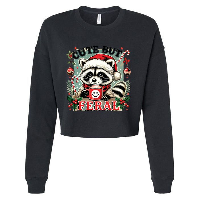Cute But Feral Cropped Pullover Crew
