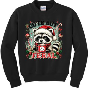 Cute But Feral Kids Sweatshirt