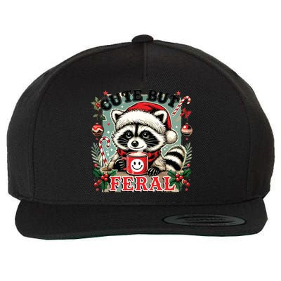 Cute But Feral Wool Snapback Cap