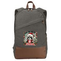 Cute But Feral Cotton Canvas Backpack