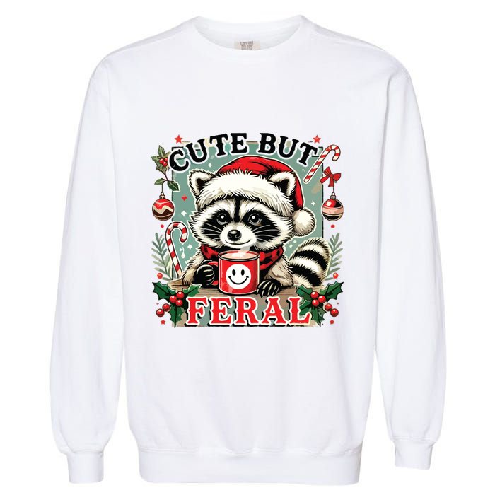 Cute But Feral Garment-Dyed Sweatshirt