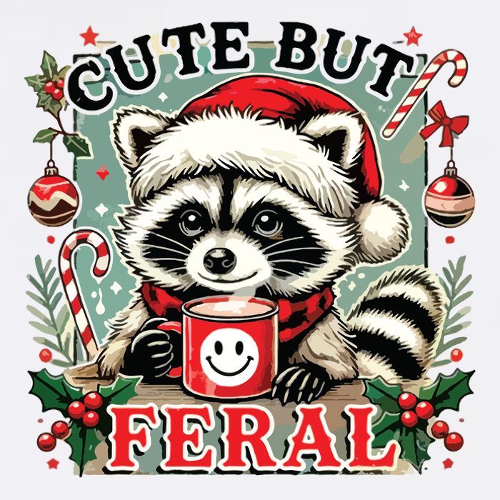 Cute But Feral Garment-Dyed Sweatshirt