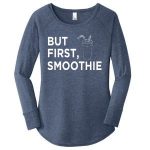 Cool But First Smoothie Fruit Lover Fitness Junkies Gift Cool Gift Women's Perfect Tri Tunic Long Sleeve Shirt