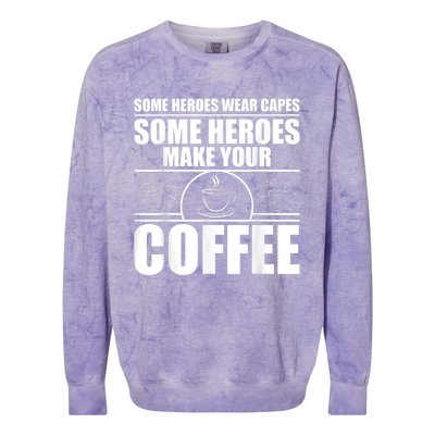 Cool Barista For Men Women Espresso Latte Art Coffee Beans Colorblast Crewneck Sweatshirt