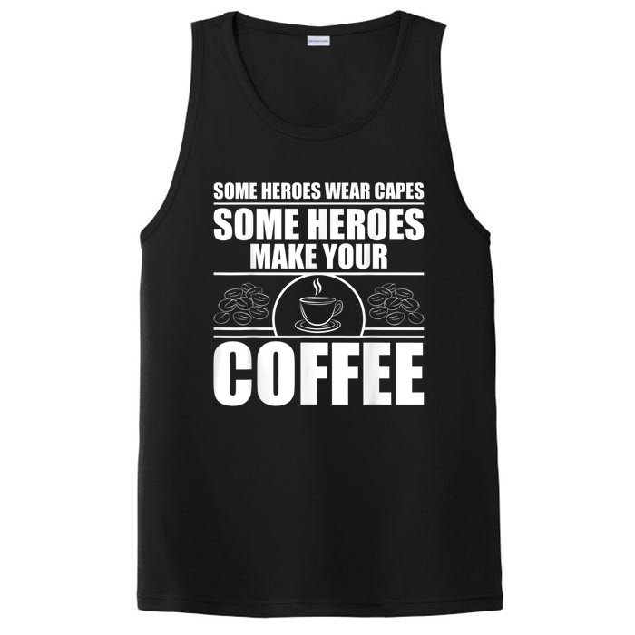 Cool Barista For Men Women Espresso Latte Art Coffee Beans PosiCharge Competitor Tank