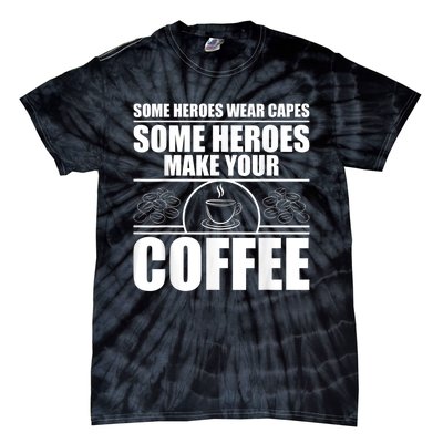 Cool Barista For Men Women Espresso Latte Art Coffee Beans Tie-Dye T-Shirt