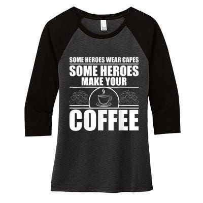 Cool Barista For Men Women Espresso Latte Art Coffee Beans Women's Tri-Blend 3/4-Sleeve Raglan Shirt