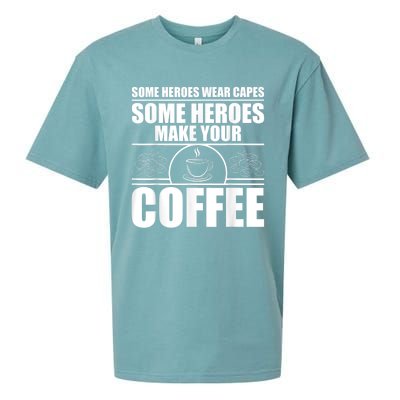 Cool Barista For Men Women Espresso Latte Art Coffee Beans Sueded Cloud Jersey T-Shirt