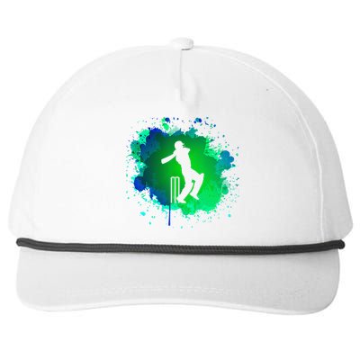 Cricket Batsman For Cricketer Cricket Snapback Five-Panel Rope Hat