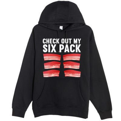 Cool Bacon For Pork Food Meat Lovers Foodie Premium Pullover Hoodie