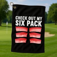 Cool Bacon For Pork Food Meat Lovers Foodie Golf Towel