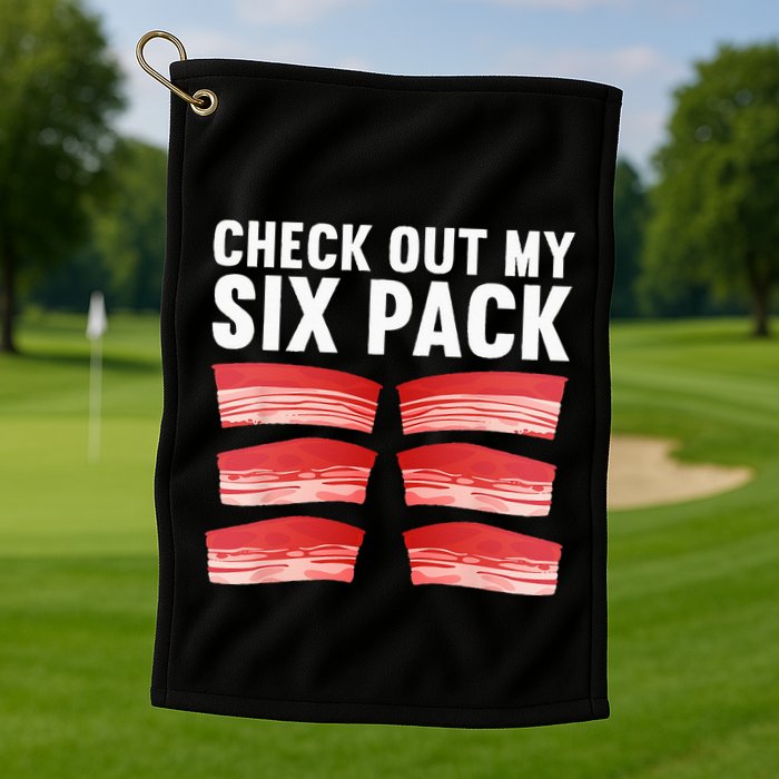 Cool Bacon For Pork Food Meat Lovers Foodie Golf Towel