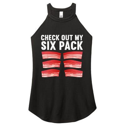 Cool Bacon For Pork Food Meat Lovers Foodie Women's Perfect Tri Rocker Tank